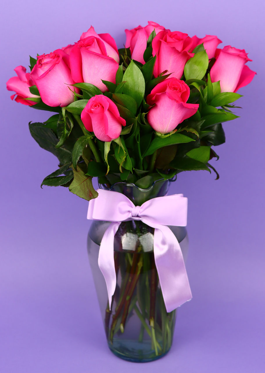 Enjoy de 12 Rosas Fiusha