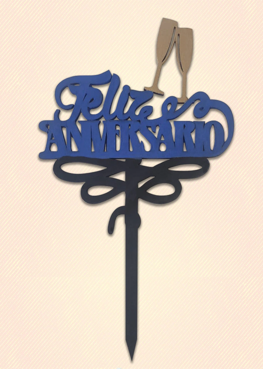 Letrero Feliz Aniversario 