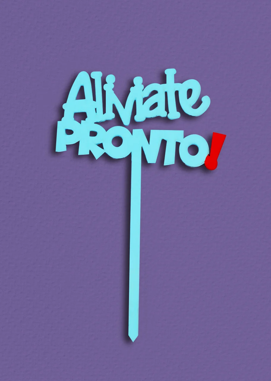 Letrero Alíviate Pronto