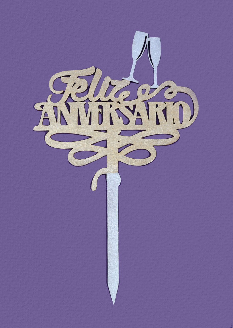Letrero Feliz Aniversario 