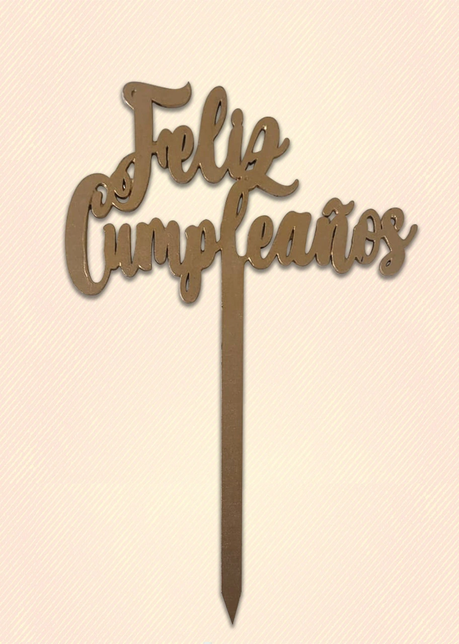 Letrero Feliz Cumpleaños 