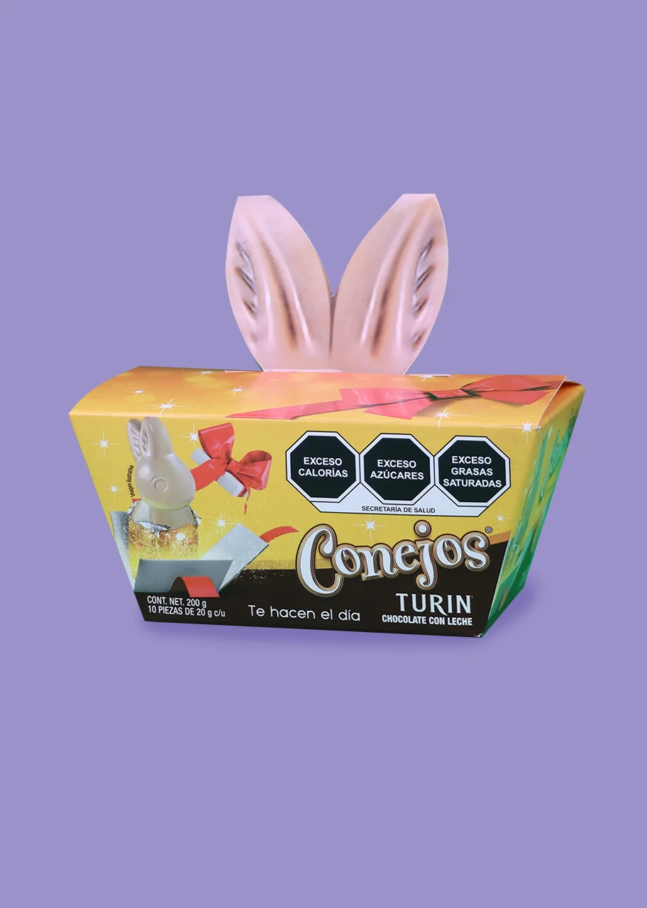 Conejos de chocolate Turin 200 g