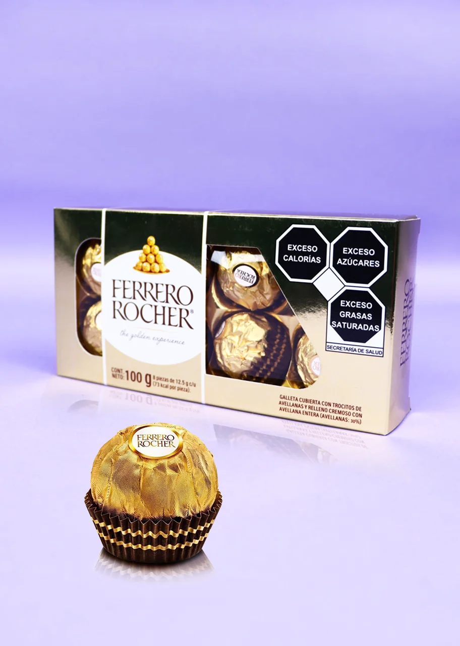 Chocolates Ferrero Rocher® de 8 piezas  