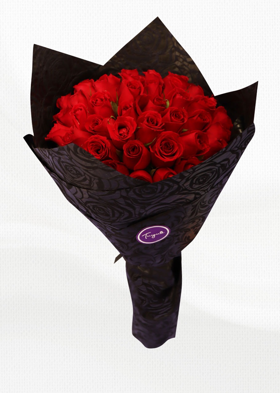 Elegante Ramo en Rojo