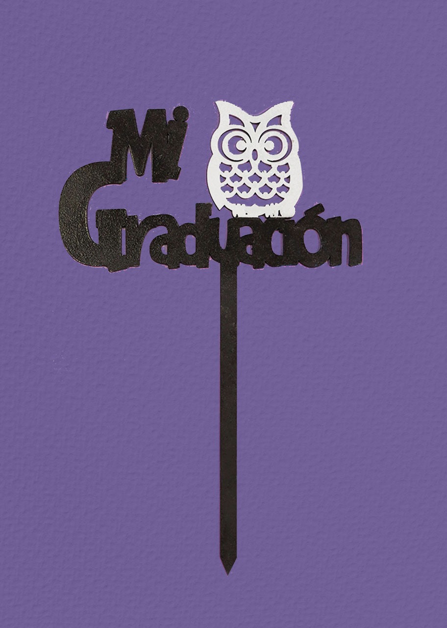 Letrero de Mi Graduación Búho