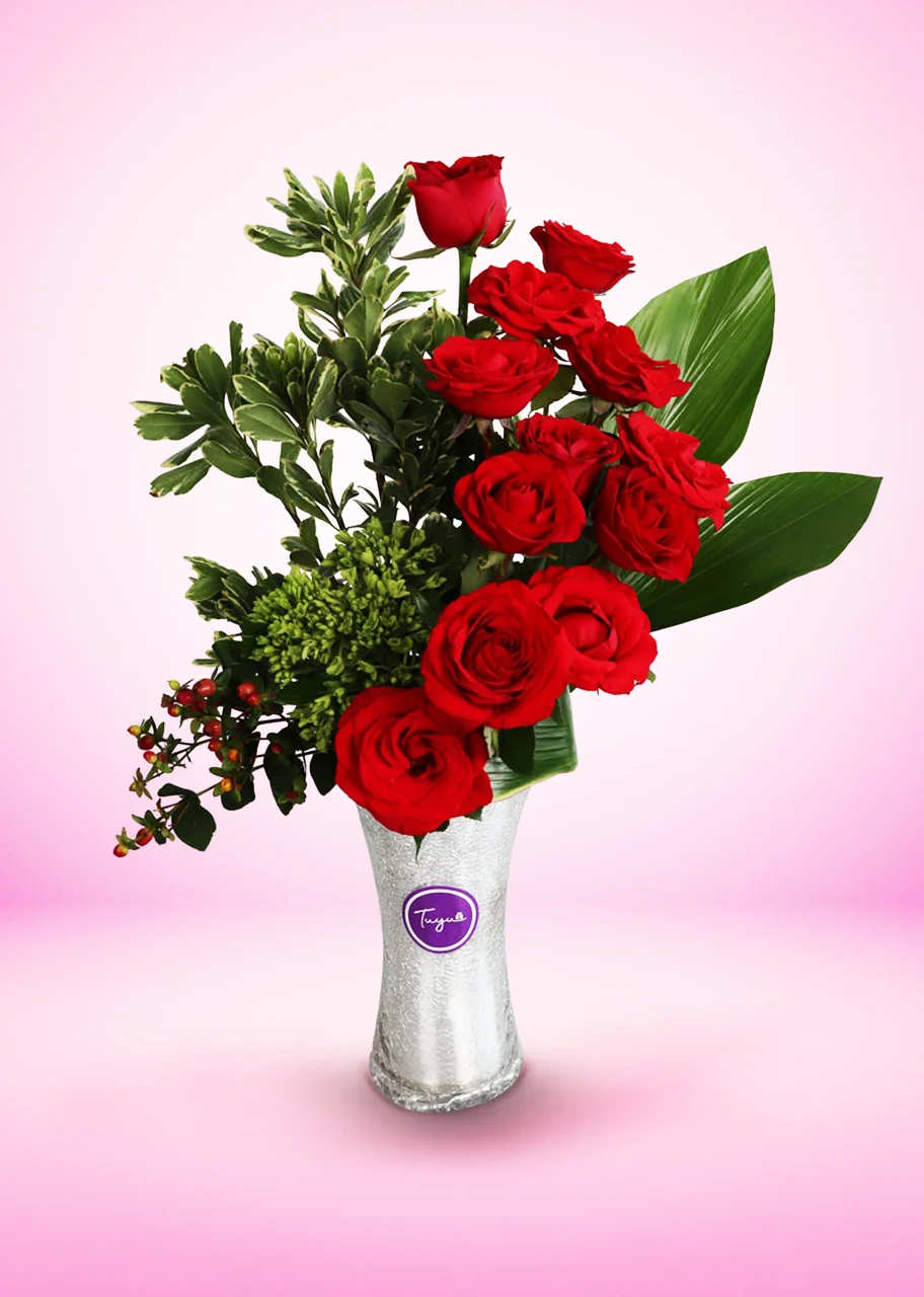 Hermosa Trompeta en Rojo 